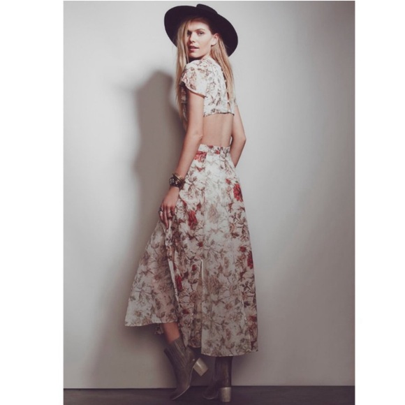 Like New Free People Jasper Midi in Daylight Ivory Size 6 - Picture 4 of 7